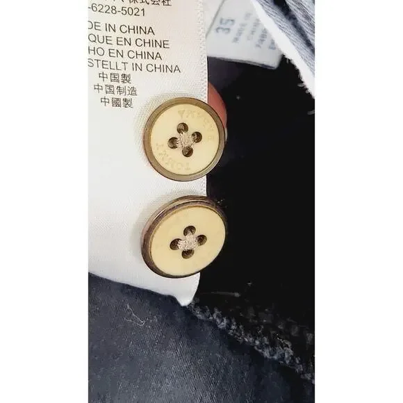 Tommy Bahama Mens Boracay Shorts Black Stretch Cotton Tencel Blend Sz 35 - Picture 8 of 9